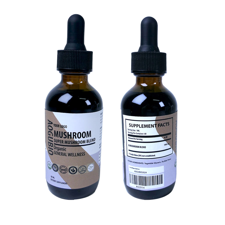 OEM ODM Private Label Cordyceps Liquid 100% Cordyceps Sinensis Extract Solution Drop Mushroom Extarct Cordyceps Drops