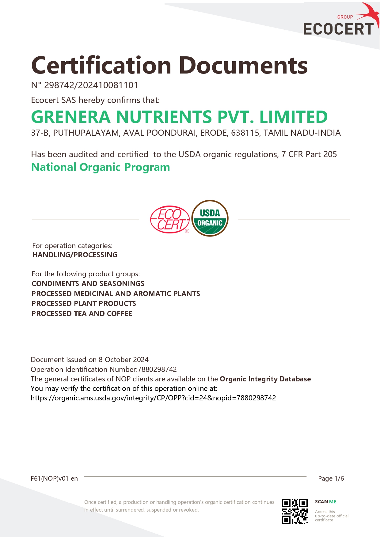 Quality Certificate 2