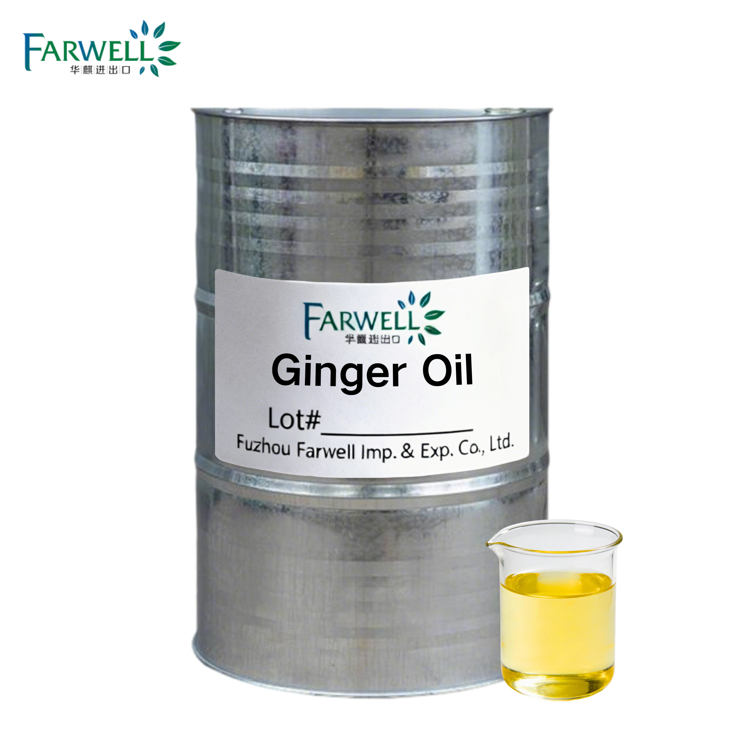 Farwell Natural Herbal Extract Ginger Oil Price CAS 8007-08-7