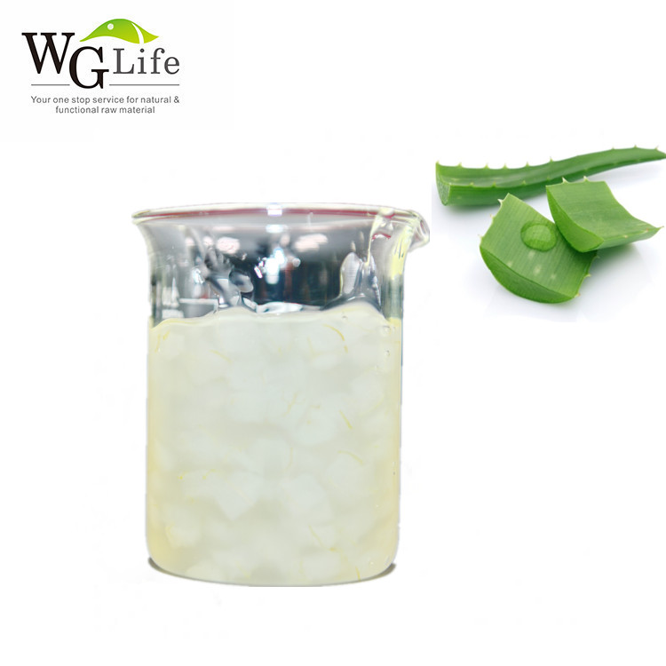 Hot Sale High Purity Aloe Vera Gel Dice Juice with Pulp Food Grade Herbal Extract Bulk for Beverage Making Packaged in Drum