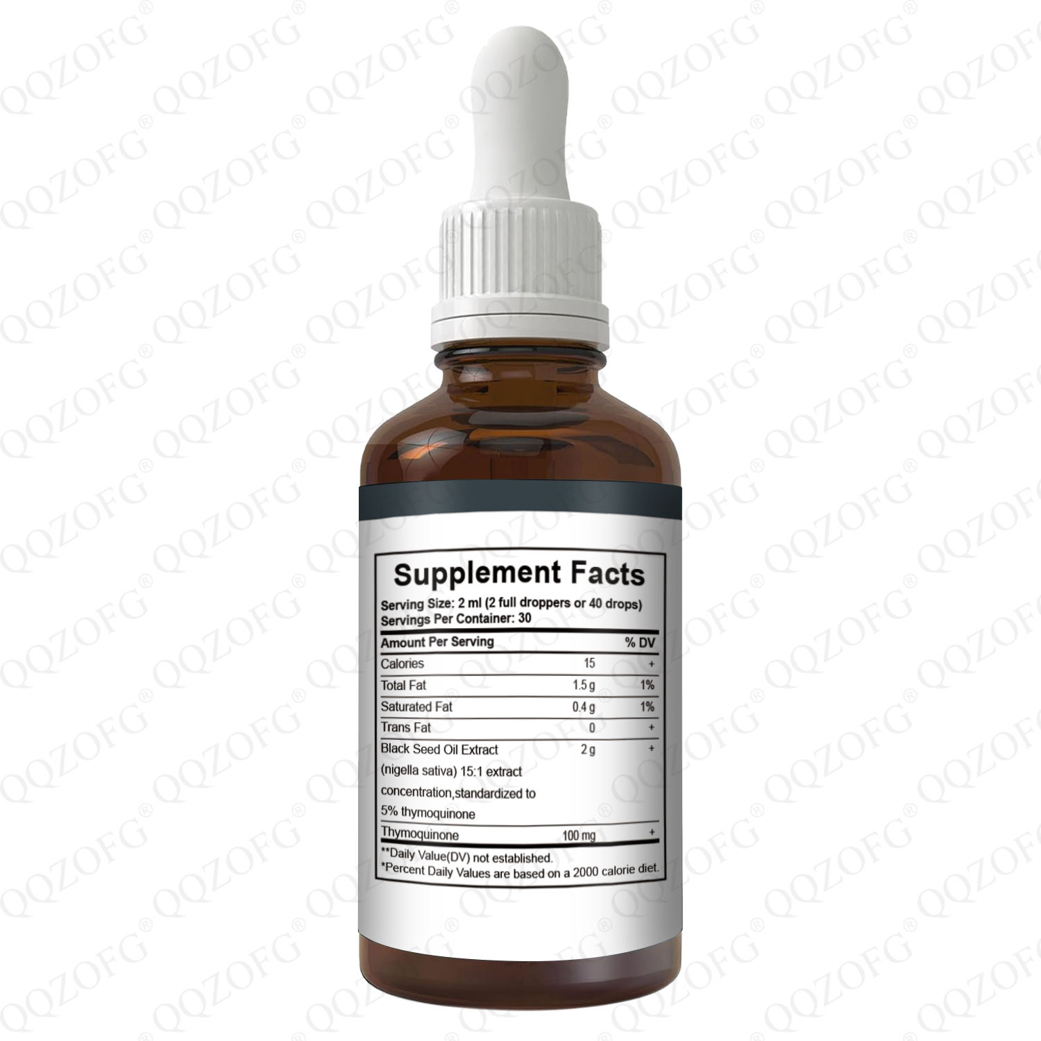 OEM Customized 2Oz 60ml Black Seed Oil Liquid Herbal Extract Rich Antioxidants Immunity Boosting Thymoquinone Oral Liquid Dosage