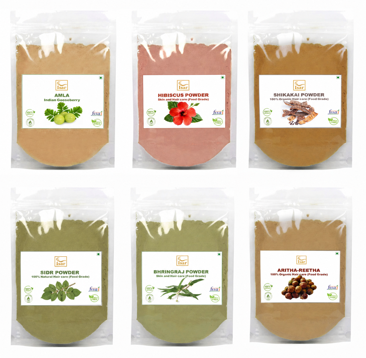 Top Selling 100% Pure Organic Bhringraj Powder Ayurvedic Herb Extract for Hair Growth Hair Fall Control &amp; Strong Healthy Hair