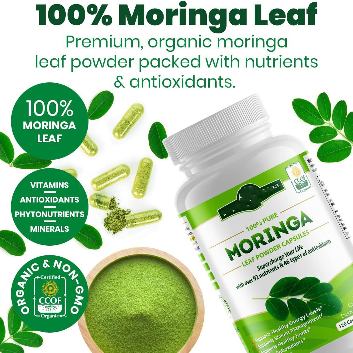 Antioxidant supplement capsules