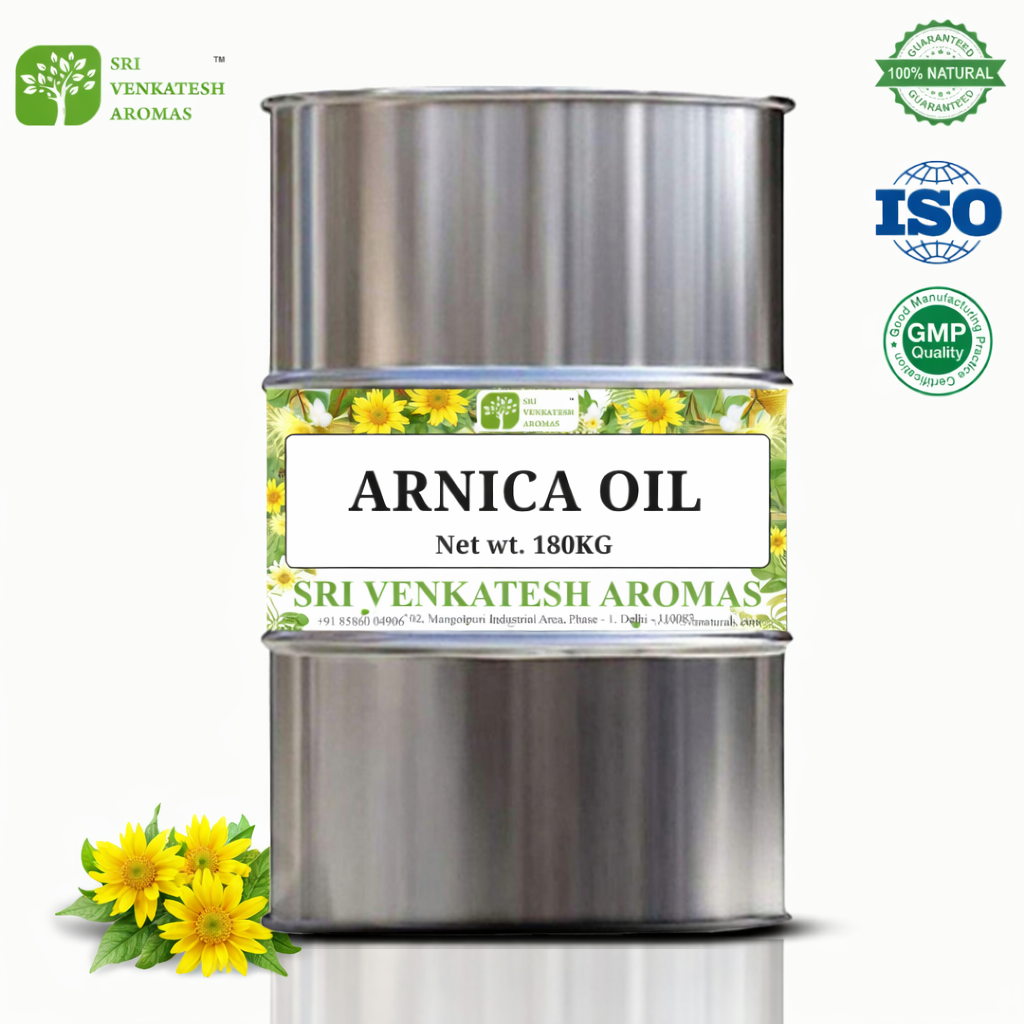 Bulk Arnica Oil Supplier Natural Plant Extract for Cosmetic and Personal Care Skincare Massage Body Care Uses High Quality Oil