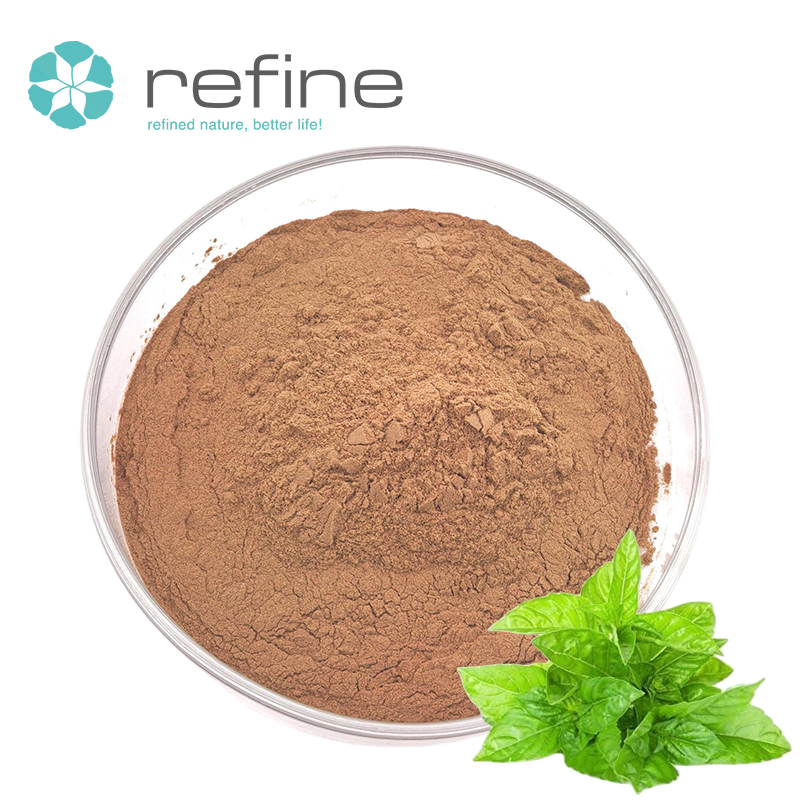 Skincare Product Ingredients Organic Tulsi Extract Powder 2% Ursolic Acid Holy Basil Leaf Extract for Lotion or Soothing Spray