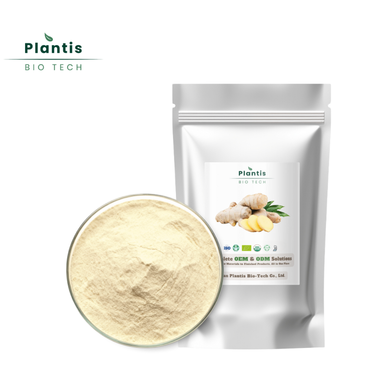 5% Gingerol Ginger Natural Extract Nausea Relief Digestive Health Anti-Inflammatory Immune Booster Food Grade Ginger Root Powder