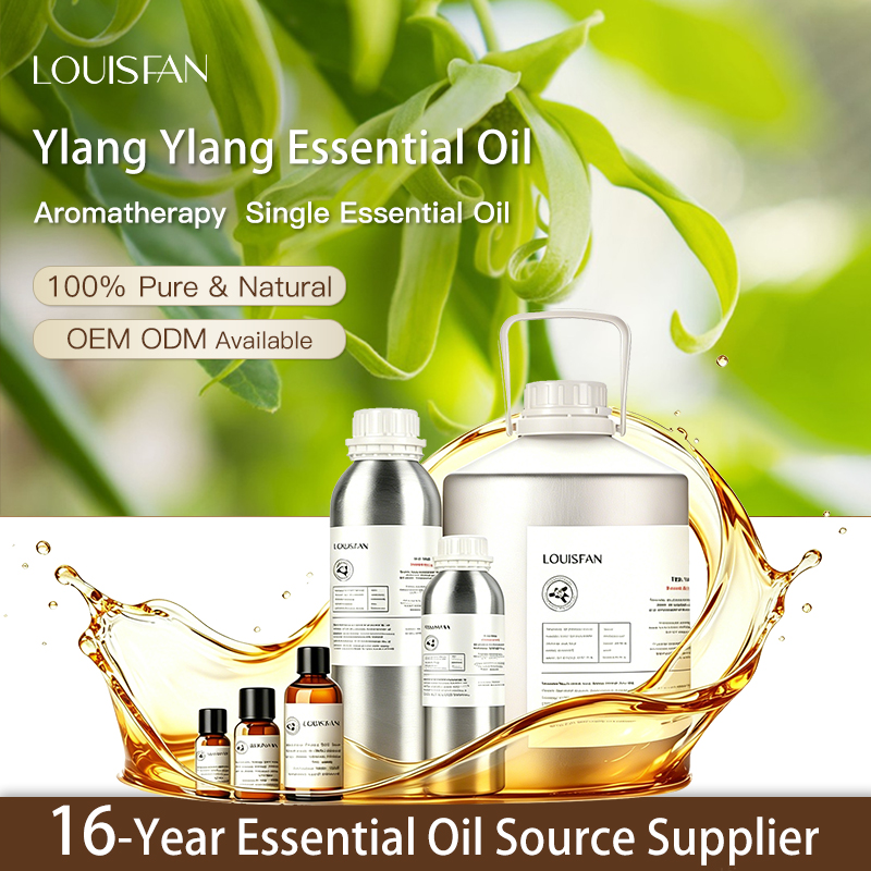Organic Distilled Ylang Ylang Essential Oil High Quality Pure Aromatherapy Skincare Raw Material Sweet Odor Madagascar Wholesale