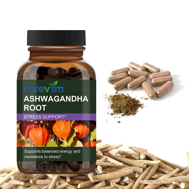 OEM Herbal Supplements Ashwagandha Ayurvedic Extract Powder 1%-10% Ashwagandha Root Extract Capsules 500mg for Adult Immune