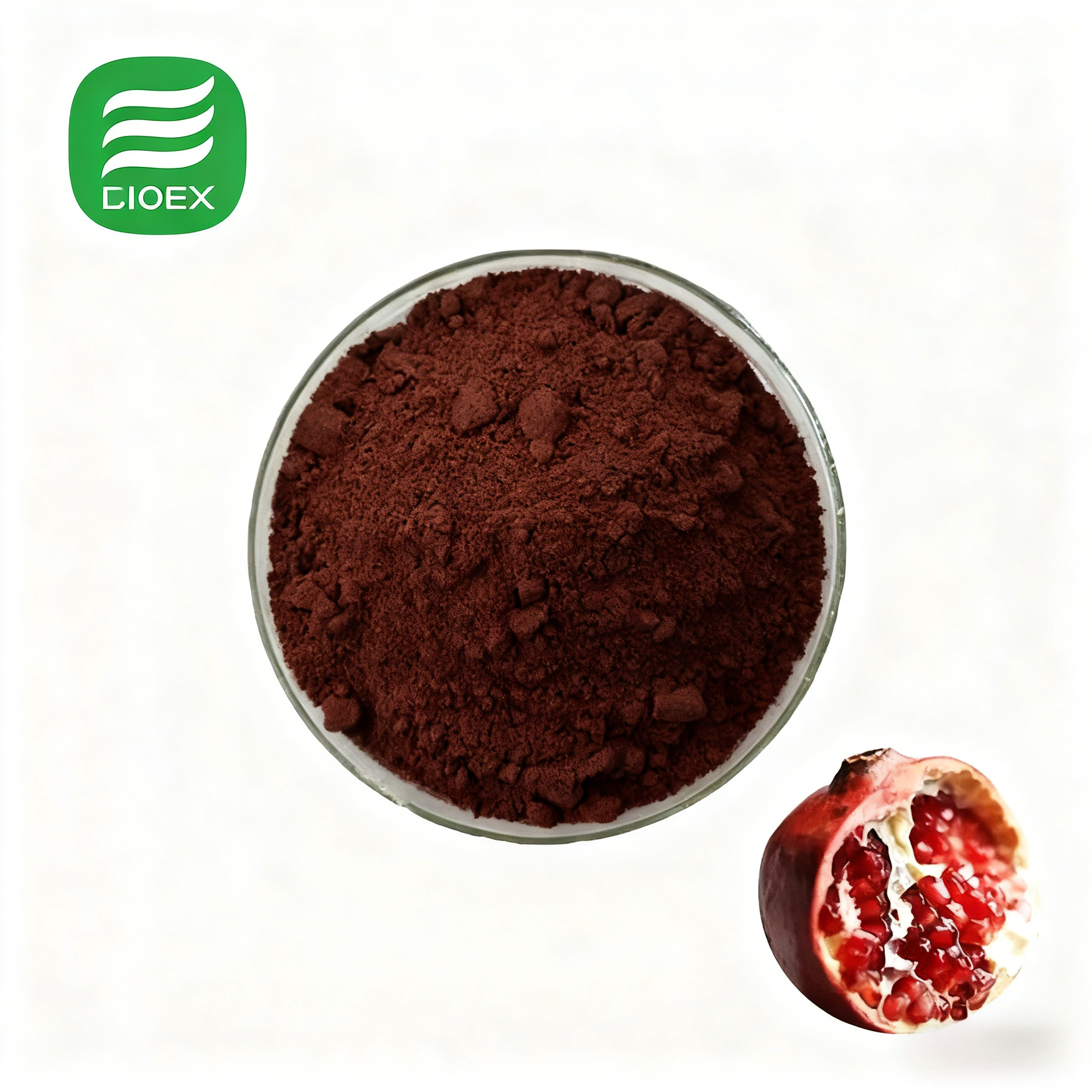 High Quality 40% Pomegranate Peel Extract Polyphenols Powder Herbal Extract Cosmetics Changing Powder 1kg/ Foil Bag