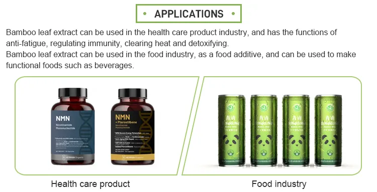 Bamboo Leaf Extract Powder 10: 1 with 80 Mesh for Hair, Skin & Nails