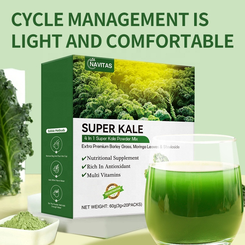 Best-Selling Solid Beverage Water Soluble Kale Extract Powder High Quality Herbal Supplements Reputed Vegetable Powder