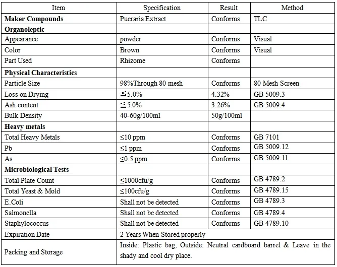 Factory Supply Directly Premium Pueraria Extract for Enhanced Wellness and Vitality