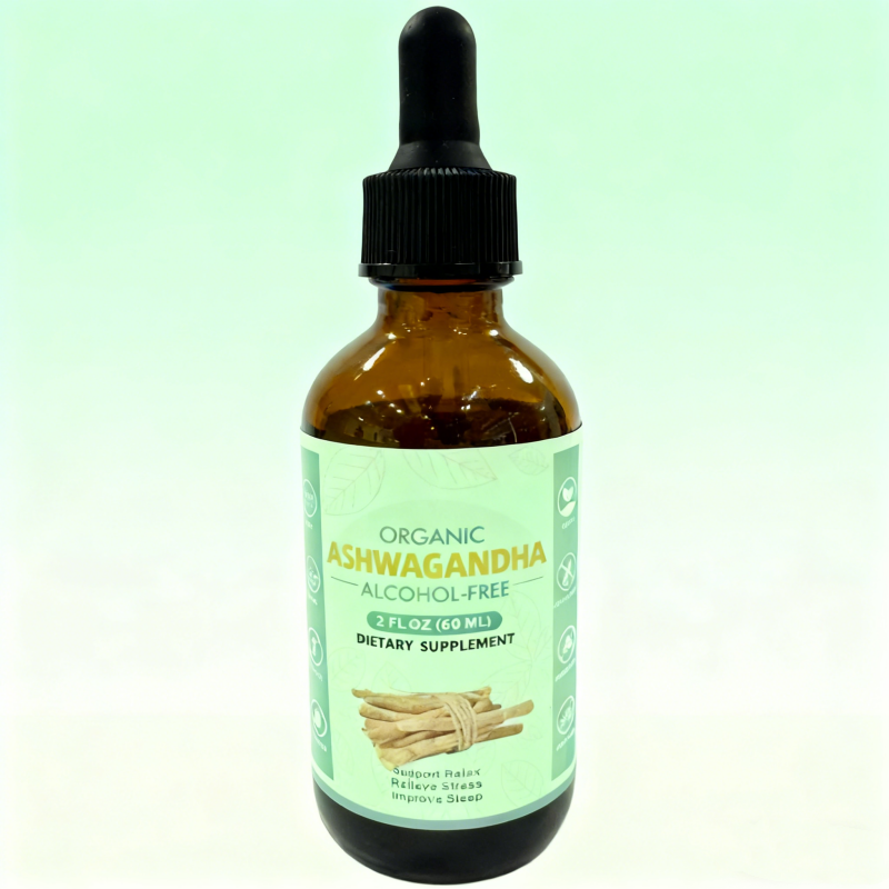 OEM/ODM Organic Ayurvedic Extract Drops Organic Ashwagandha Root Extract Powder Alcohol-Free Indian Ginseng Extract