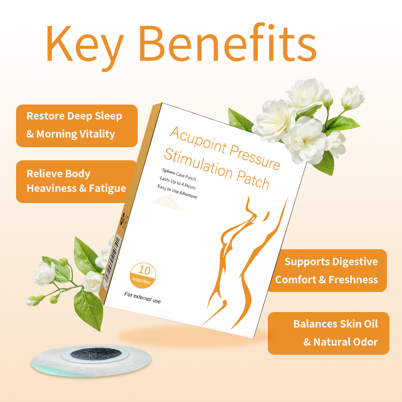 Spleen Care Patch, Herbal Acupoint Pressure Stimulation Patch For Detox, Energy, Digestion &amp; Sleep