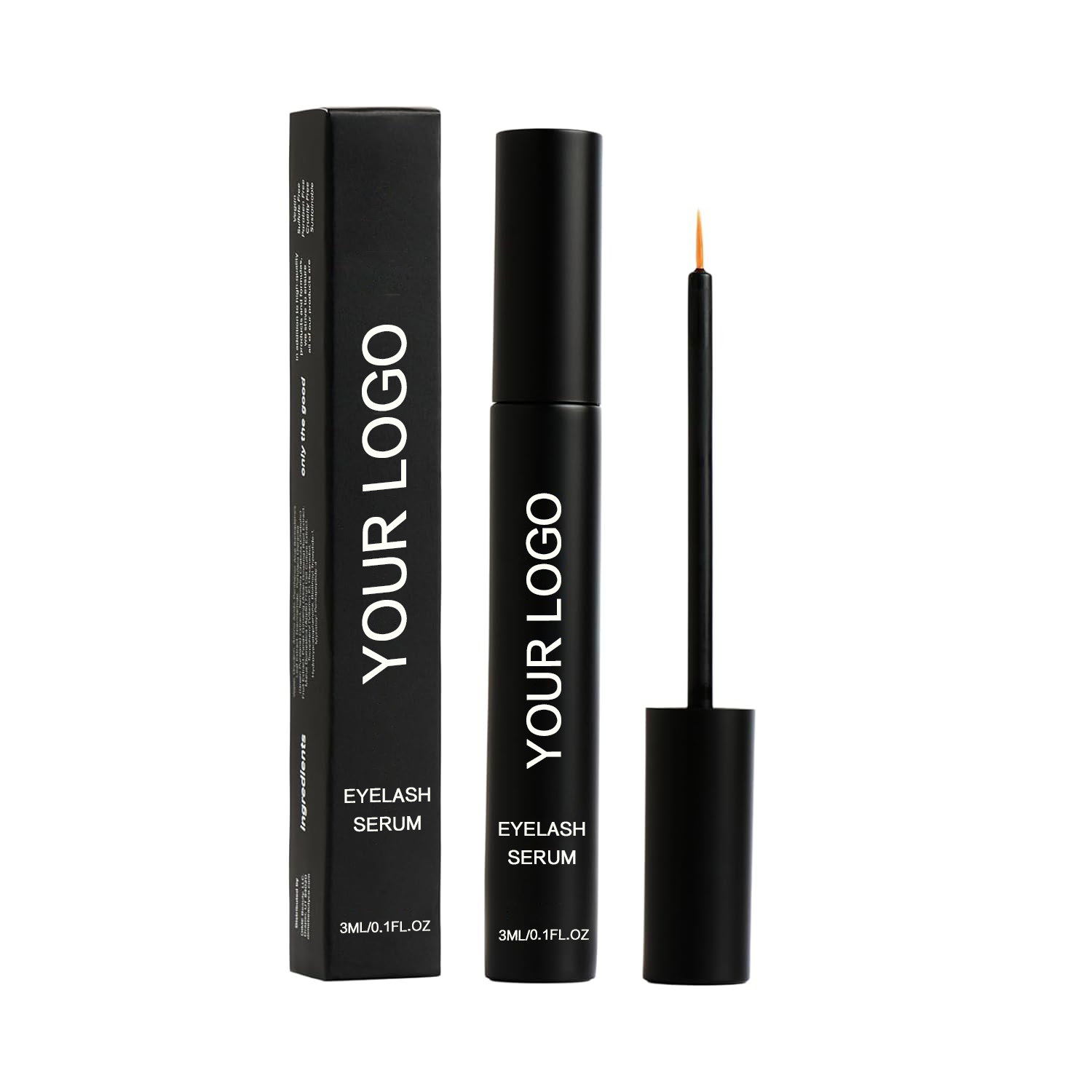 Lashserum No Hormones Oil Free Nutritious Eyelash Growth Vegan Organic Boost Lashes Customized Volumizing Lash &amp; Brow Serum 1688