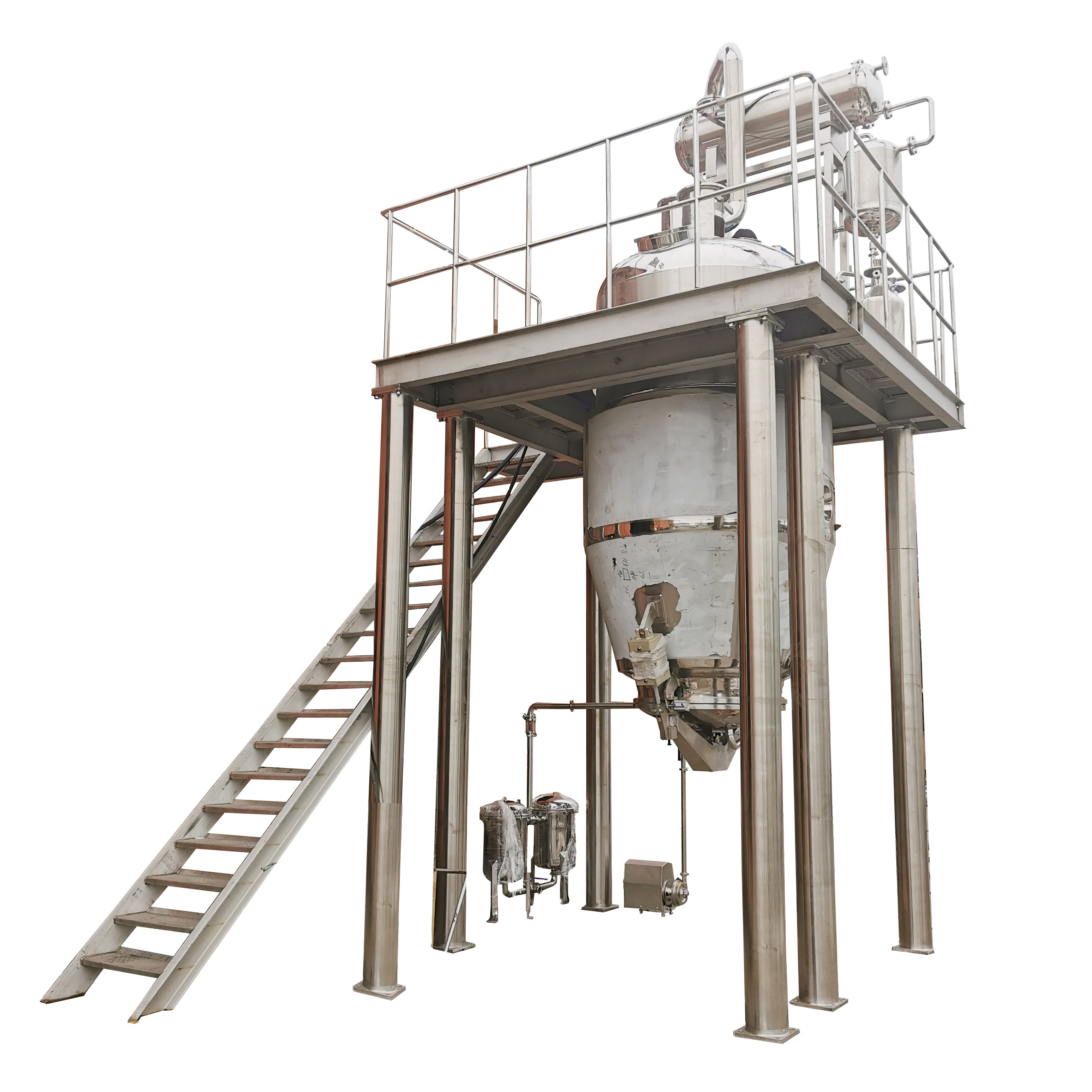 Stainless Steel Small Type Chinese Herb And Plant Extraction Concentration Machine