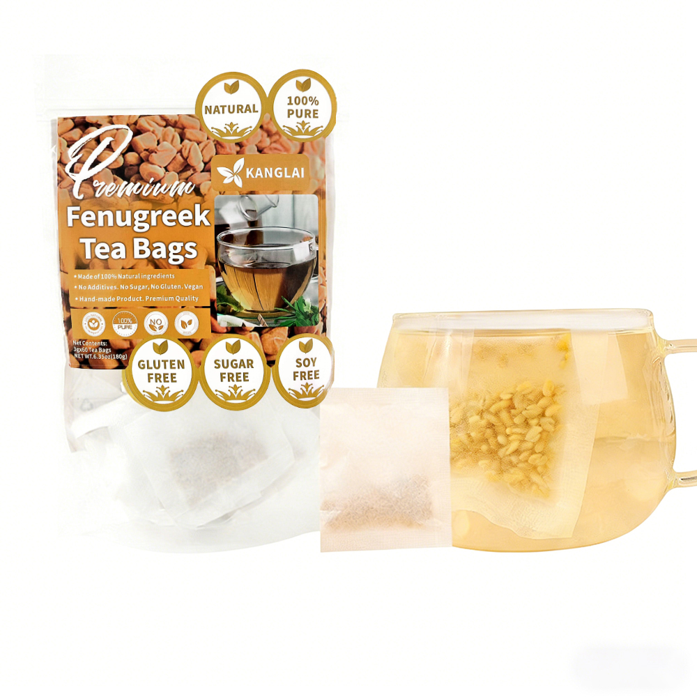 Natural Fenugreek Seed Herbal Tea Bags 180g 60 Sachets 3g Per Bag Caffeine-Free Infusion For Daily Rituals
