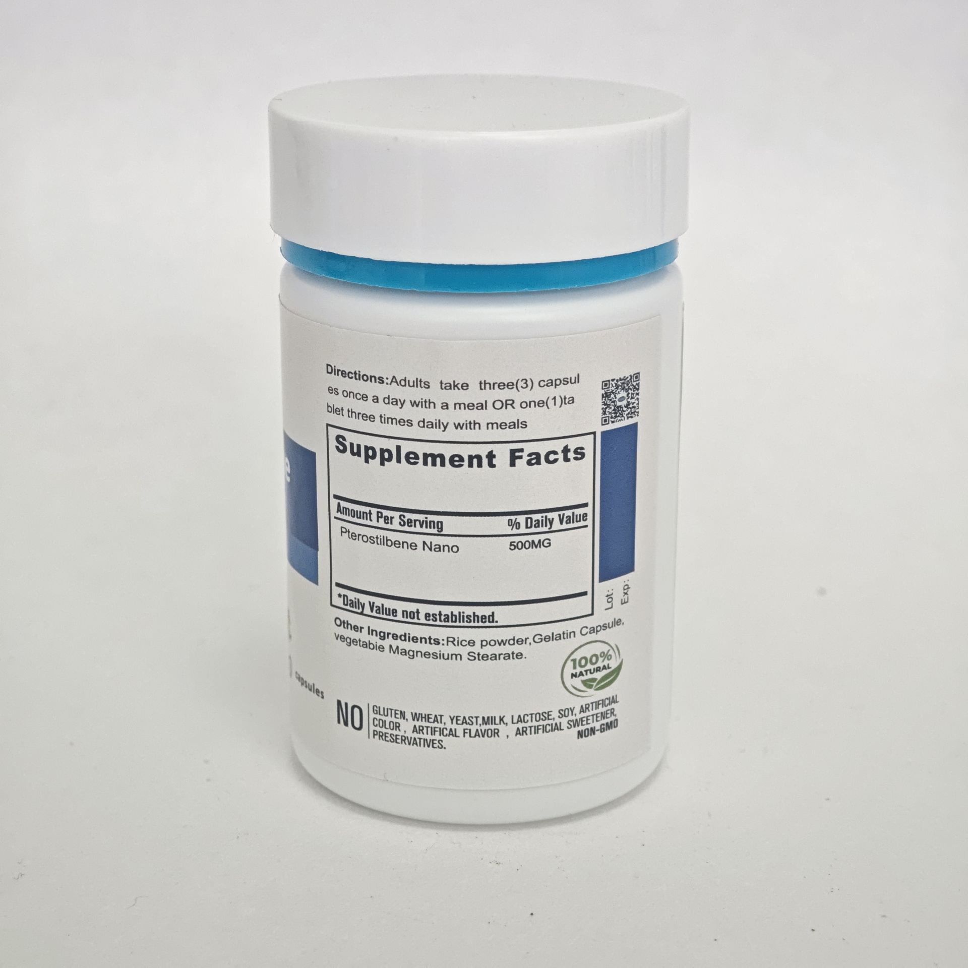 OEM ODM Antioxidant Support Natural Herb Pterostilbene Extract Capsule