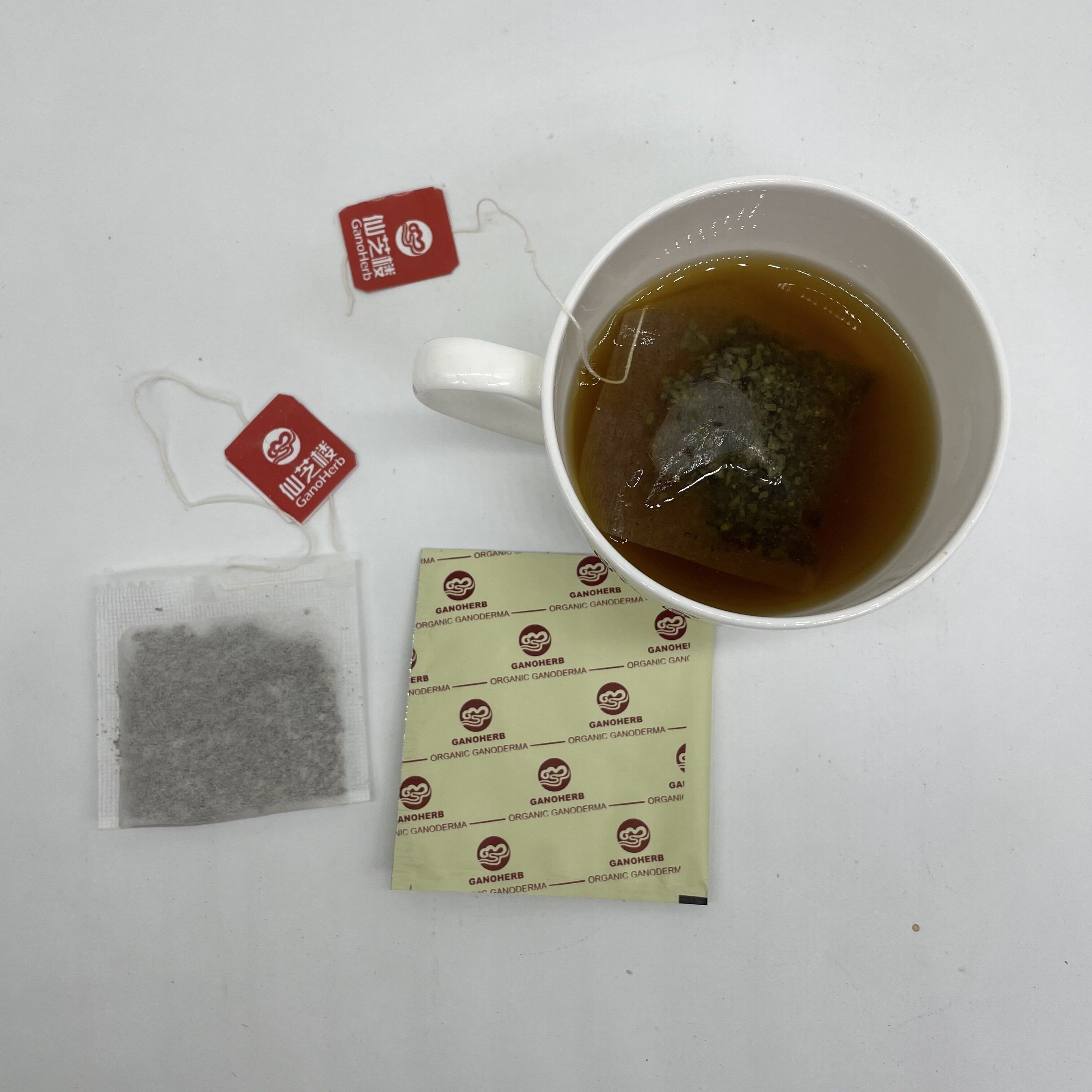 GANOHERB Private Label Ganoderma Reishi Mushroom Extract Herbal Tea For Supportive Weight Management And Overall Wellness