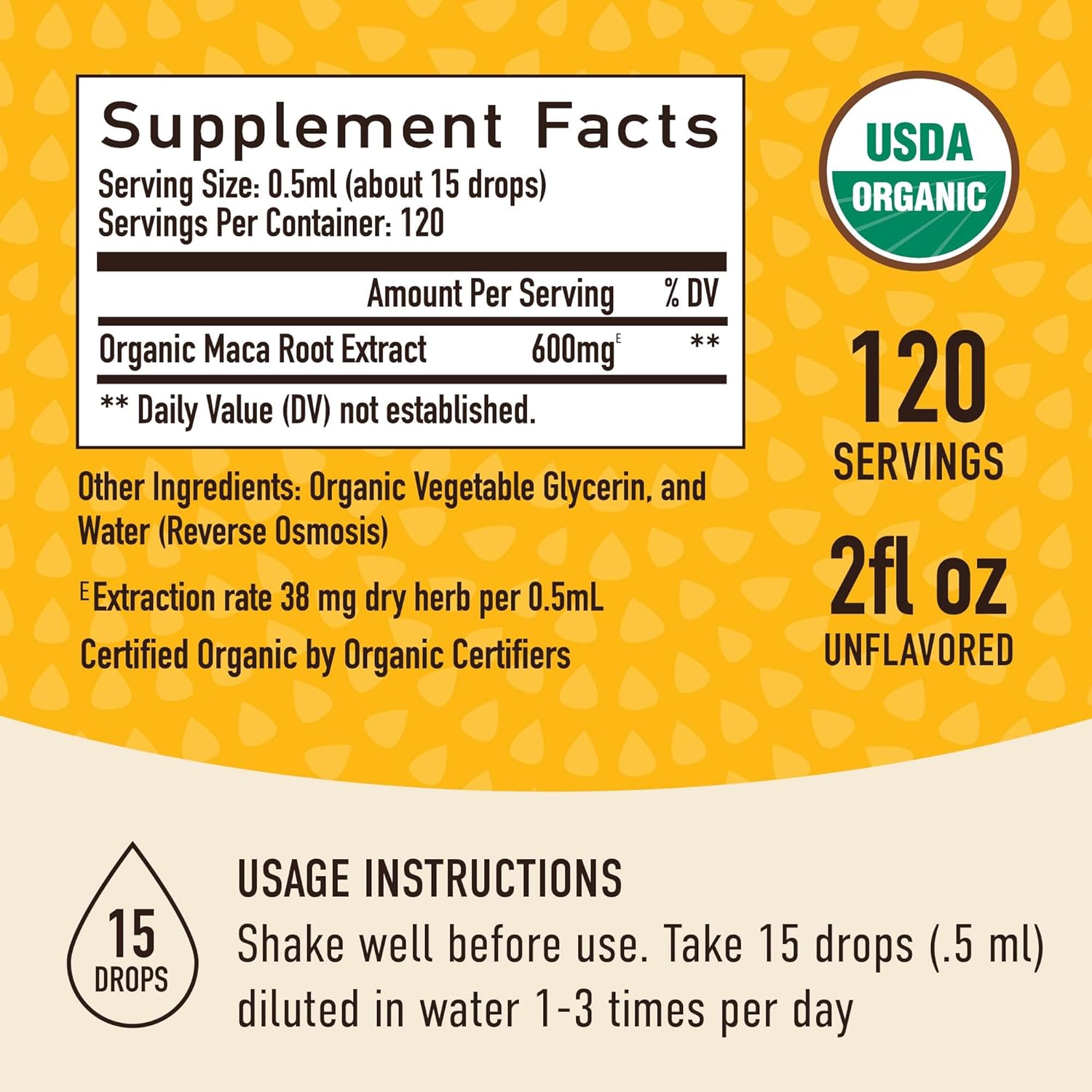 Private Label Natural Maca Root Extract Liquid Drops For Women &amp; Men Hormone Balance, Mood, Energy &amp; Fitness