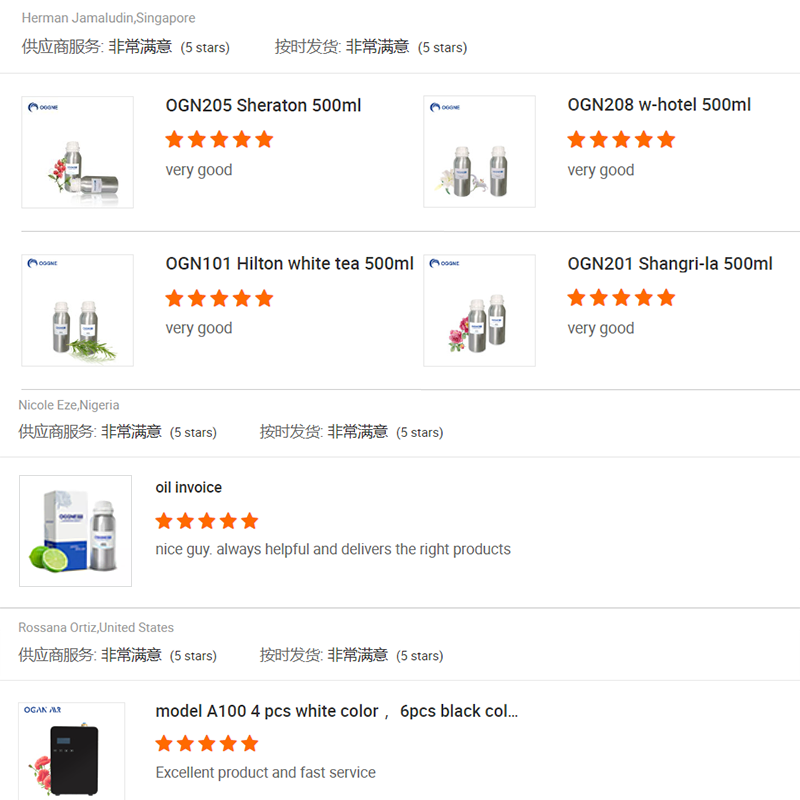 High Performance Perfume Oil Concentrated Essence Bulk Wholesale Samples Available