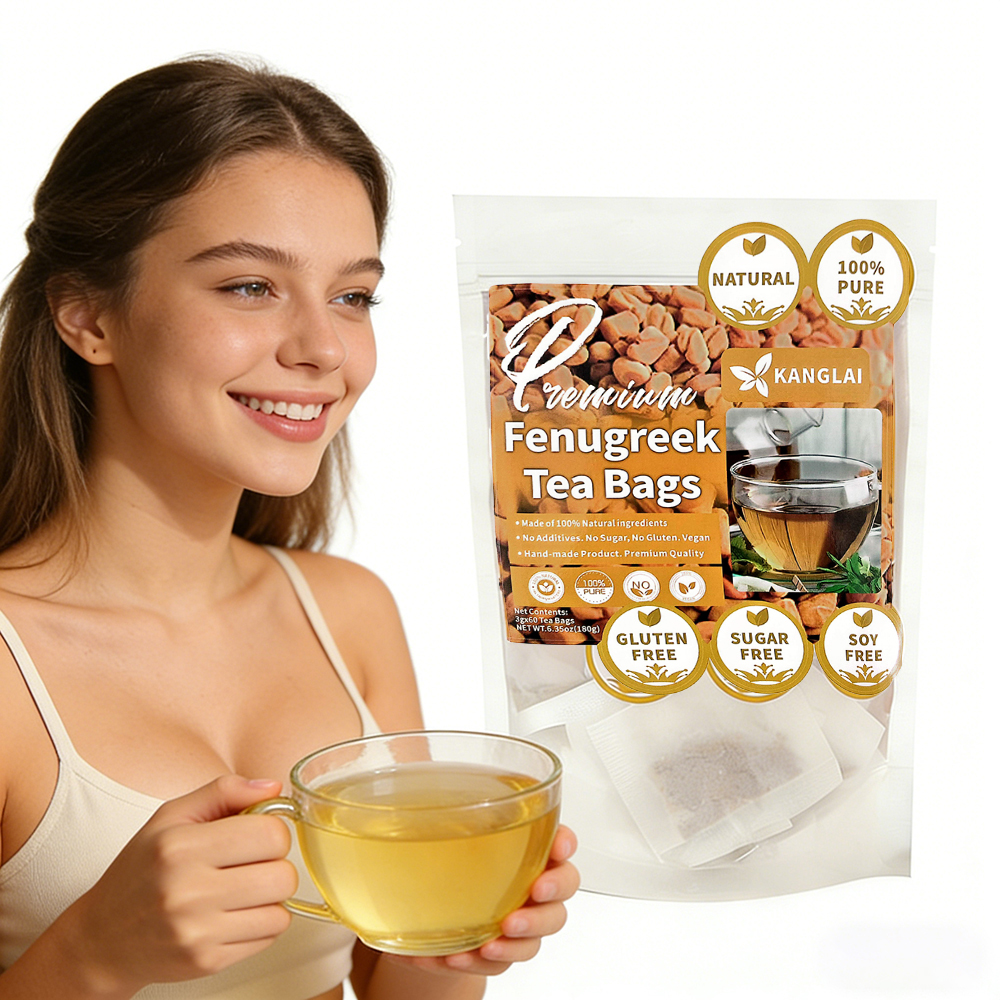 Natural Fenugreek Seed Herbal Tea Bags 180g 60 Sachets 3g Per Bag Caffeine-Free Infusion For Daily Rituals