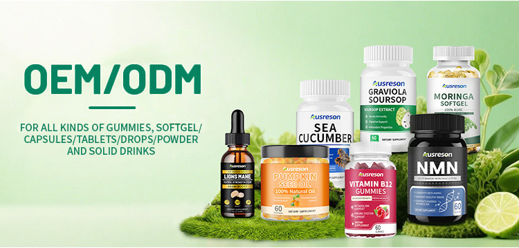 Herbal Supplement Extract Soft Capsules Banner