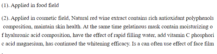Natural Red Wine Extract Grape Wine Extract 20%-30% Polyphenol