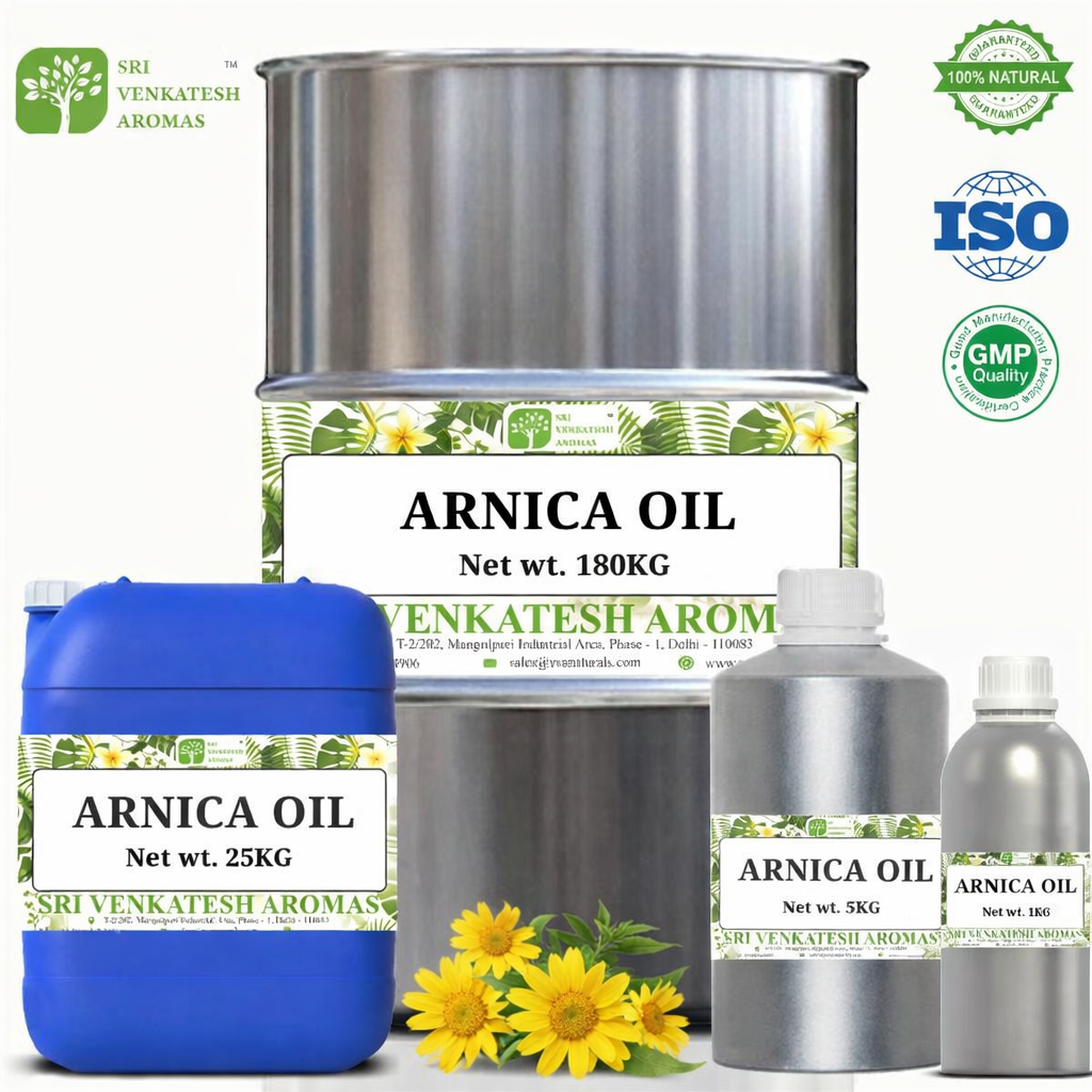 Bulk Arnica Oil Supplier Natural Plant Extract for Cosmetic and Personal Care Skincare Massage Body Care Uses High Quality Oil
