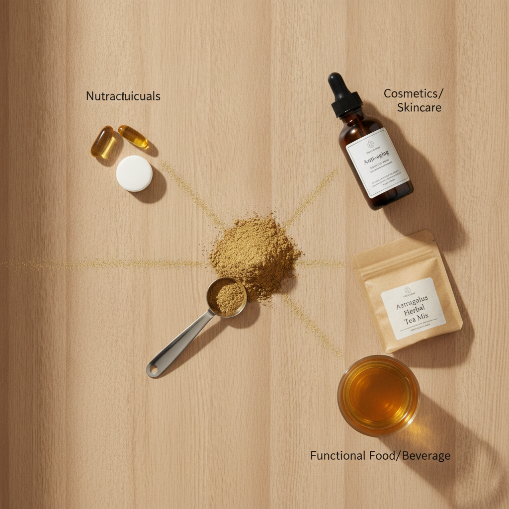 Standardized Astragaloside IV 5% 10% 20% 98% Astragalus Root Extract Powder Natural Plant Material CAS 84687-43-4