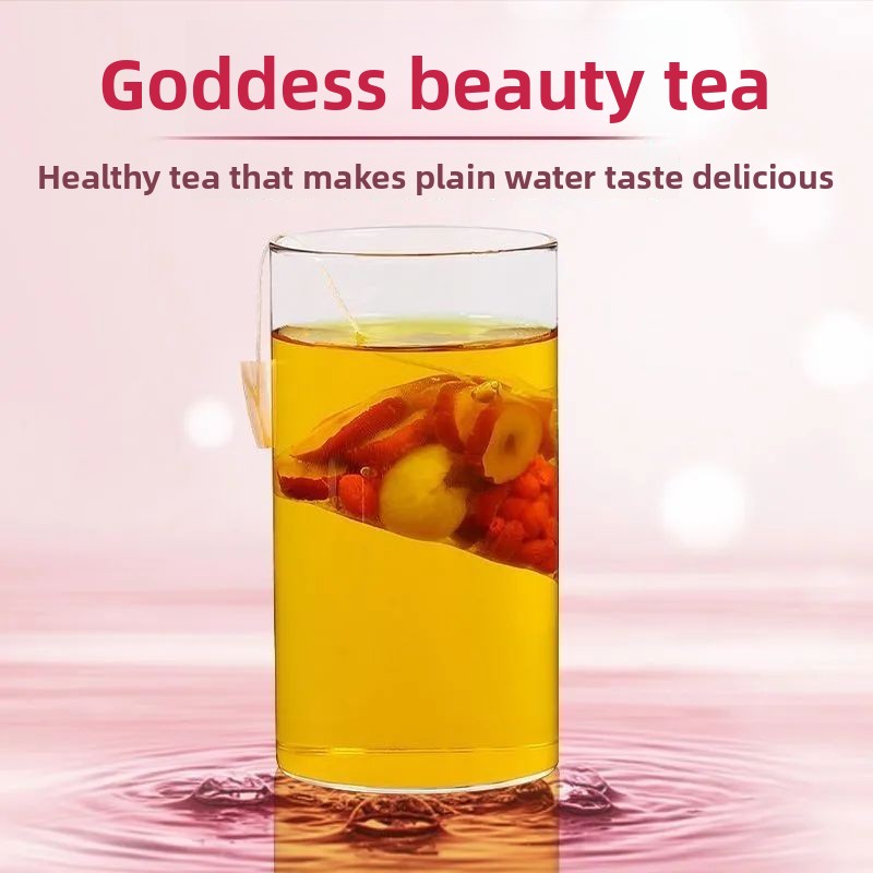 Nourishing Qi &amp; Blood Herbal Tea Traditional Women Men Wellness Recovery Immune Support Vitality Red Date Goji Ginseng Tea