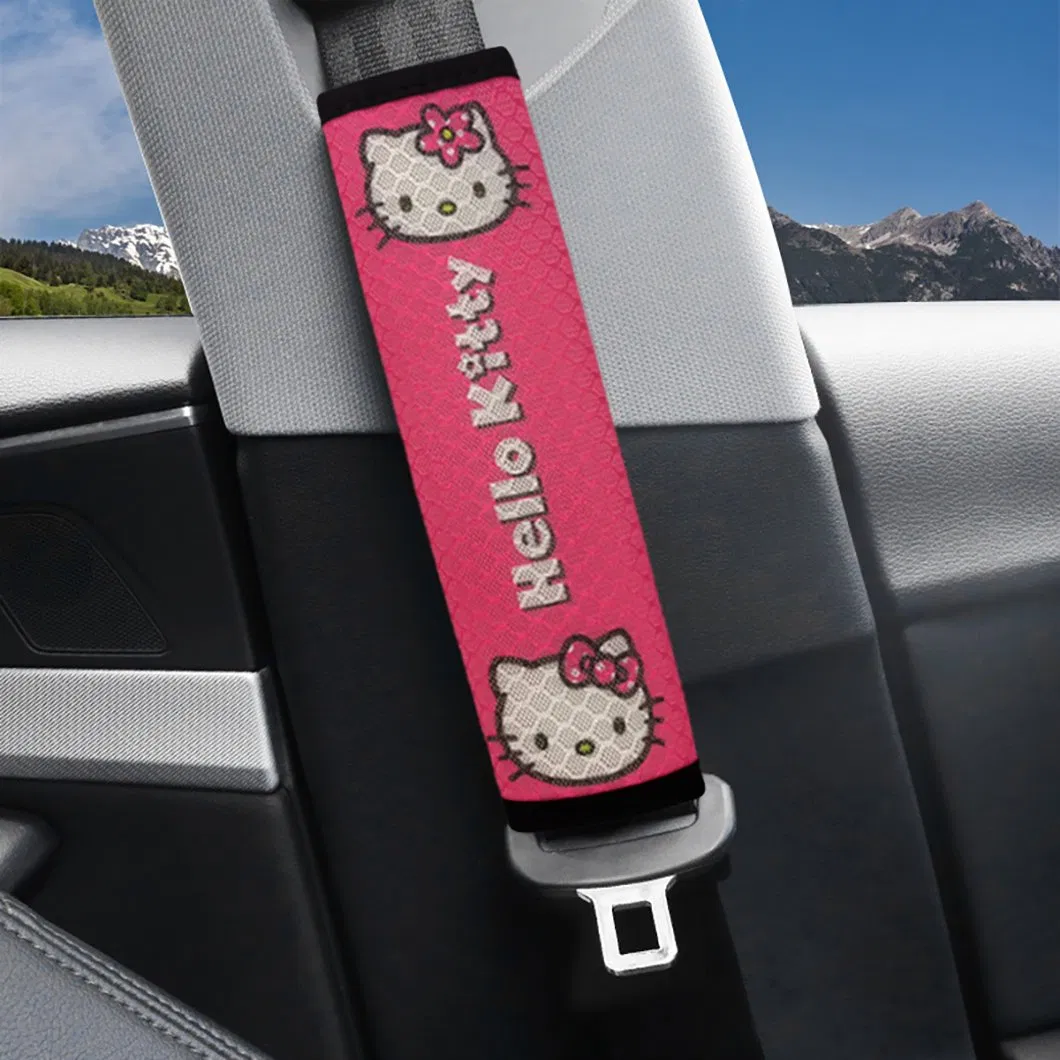 Comfortable Ice Silk Shoulder Pads for Car Seat Belts