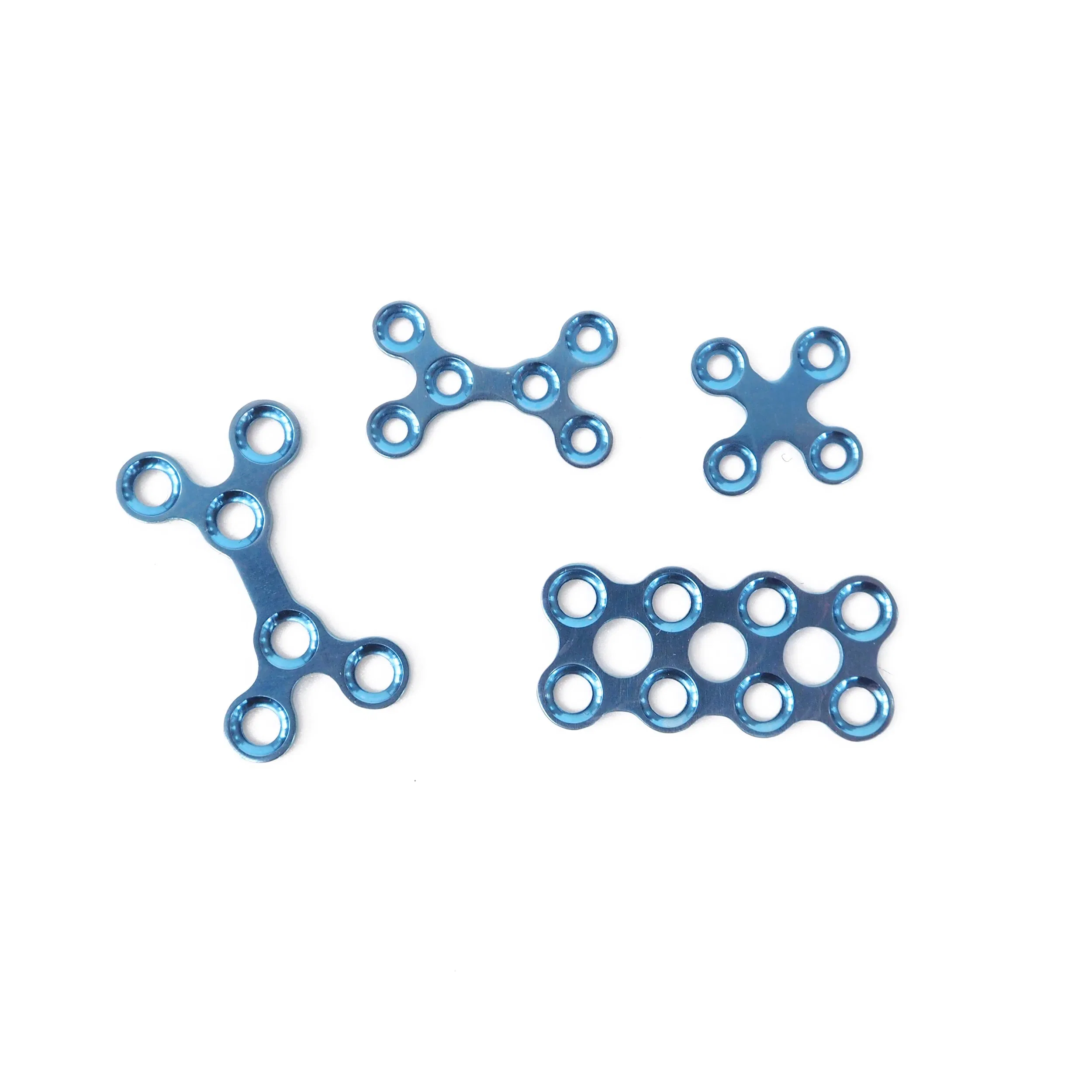 Cranial Trauma Surgery Implant Orthopedic Titanium Mesh Neurosurgery Maxillofacial Internal Fixation Locking Plate and Screws