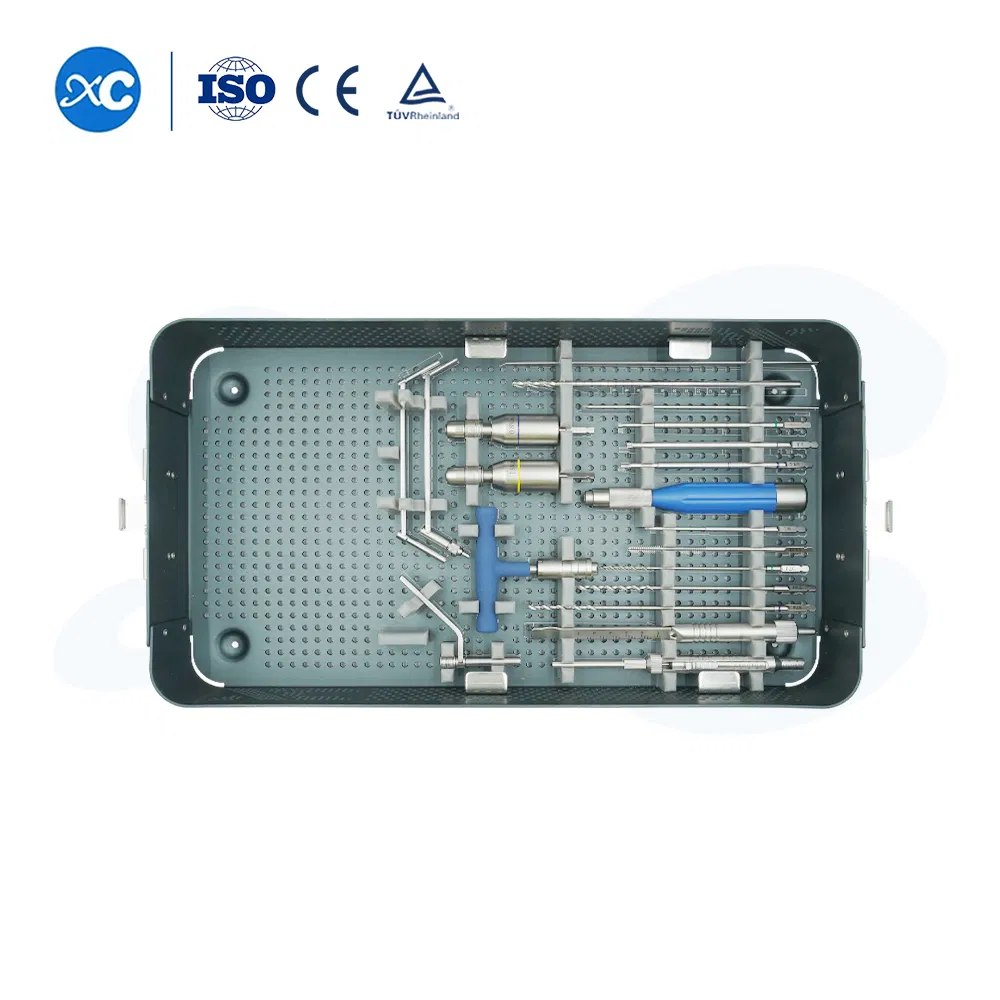 High Quality Medical Orthopedic Trauma Titanium Implants Distal Tibiofibular Instrument Set