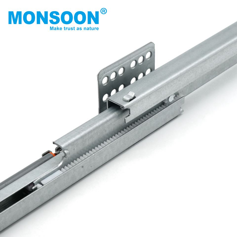 Furniture Fittings Heavy Duty Double Wall Slide Slim Box Soft Closing blue Zinc Plated Metal Box Ultrabox Drawer System