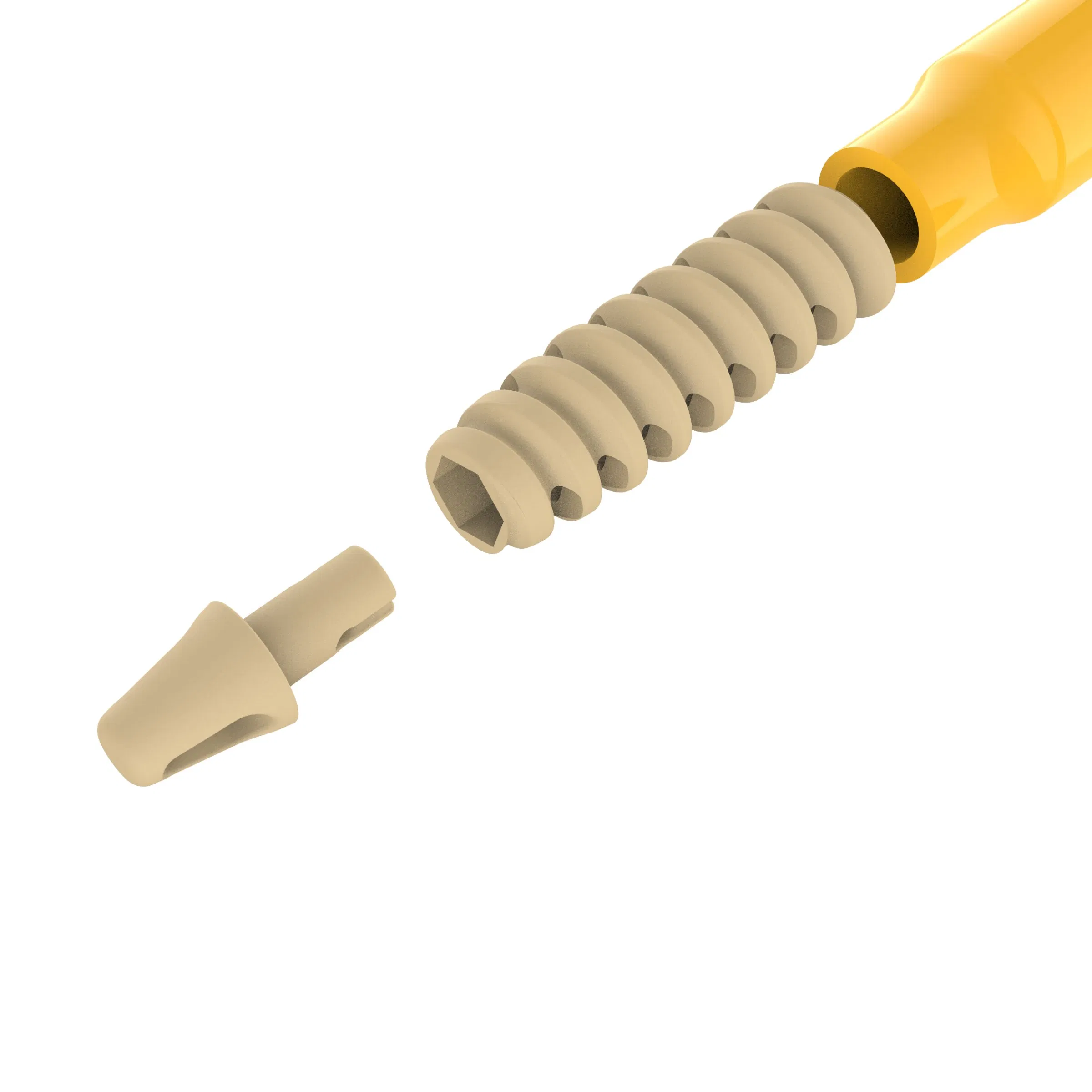 Canwell Sports Medicine Cartilage Arthroscopy Suture Anchor with Nonabsorbable Surgical Knotless Peek Anchor Suture