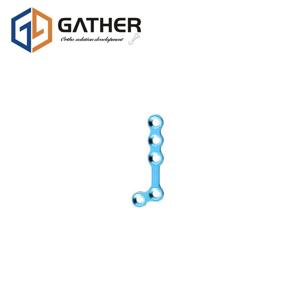 Maxillofacial Micro 110° L-Plate 0.8mm Trauma 5holes Implant Series Plastic Cosmetic Surgery