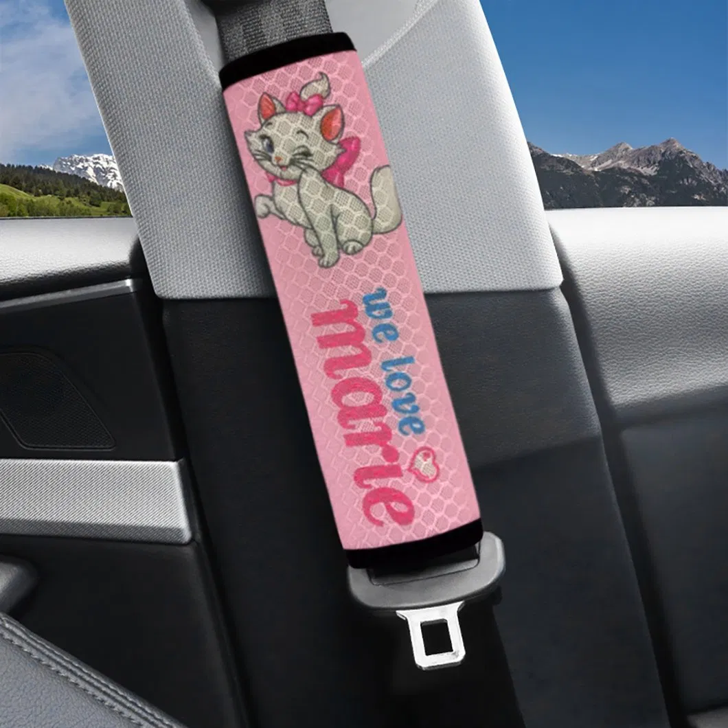 Comfortable Ice Silk Shoulder Pads for Car Seat Belts