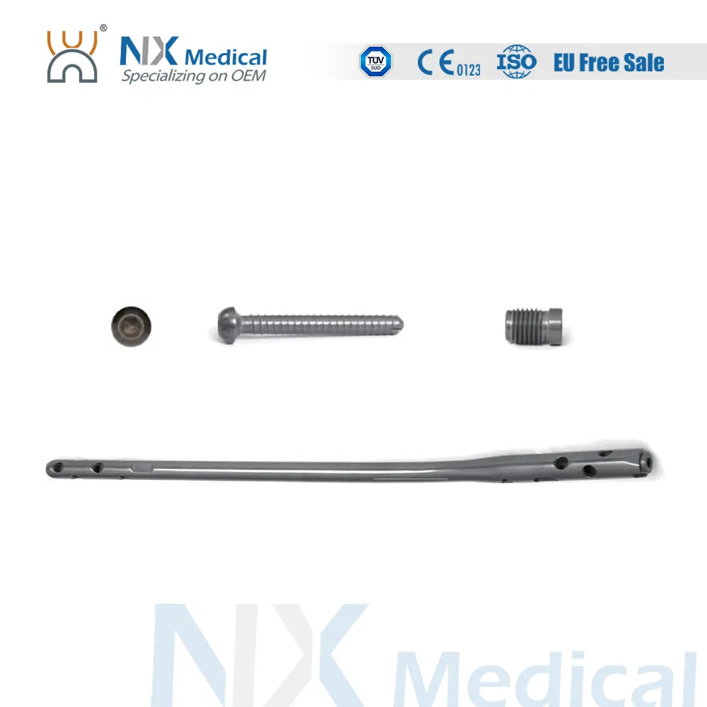 Nx Medical Orthopedic Trauma Implant Titanium Tibial Interlocking Intramedullary Nail China Factory