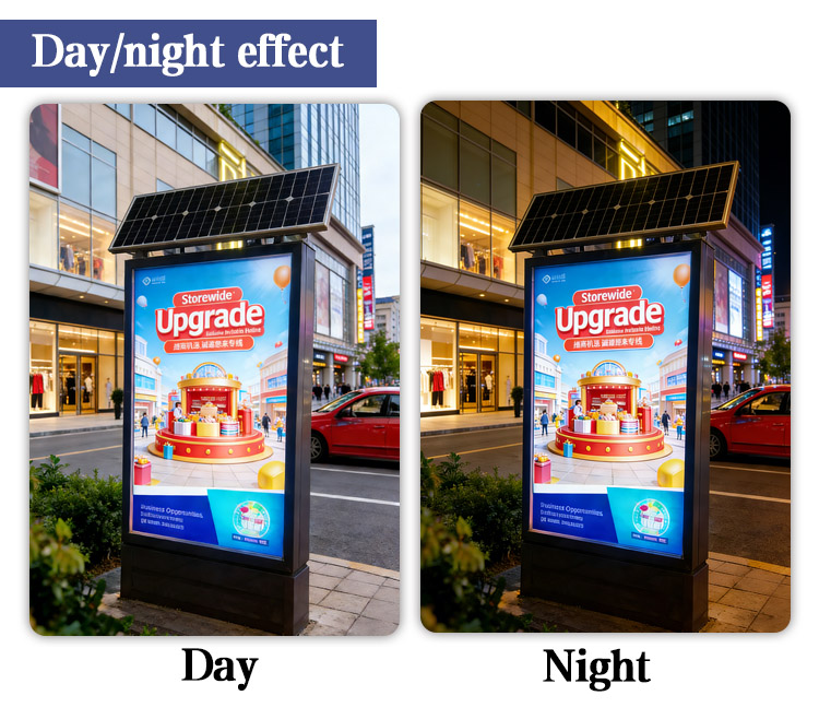 Outdoor Solar Light Box Showcase 6