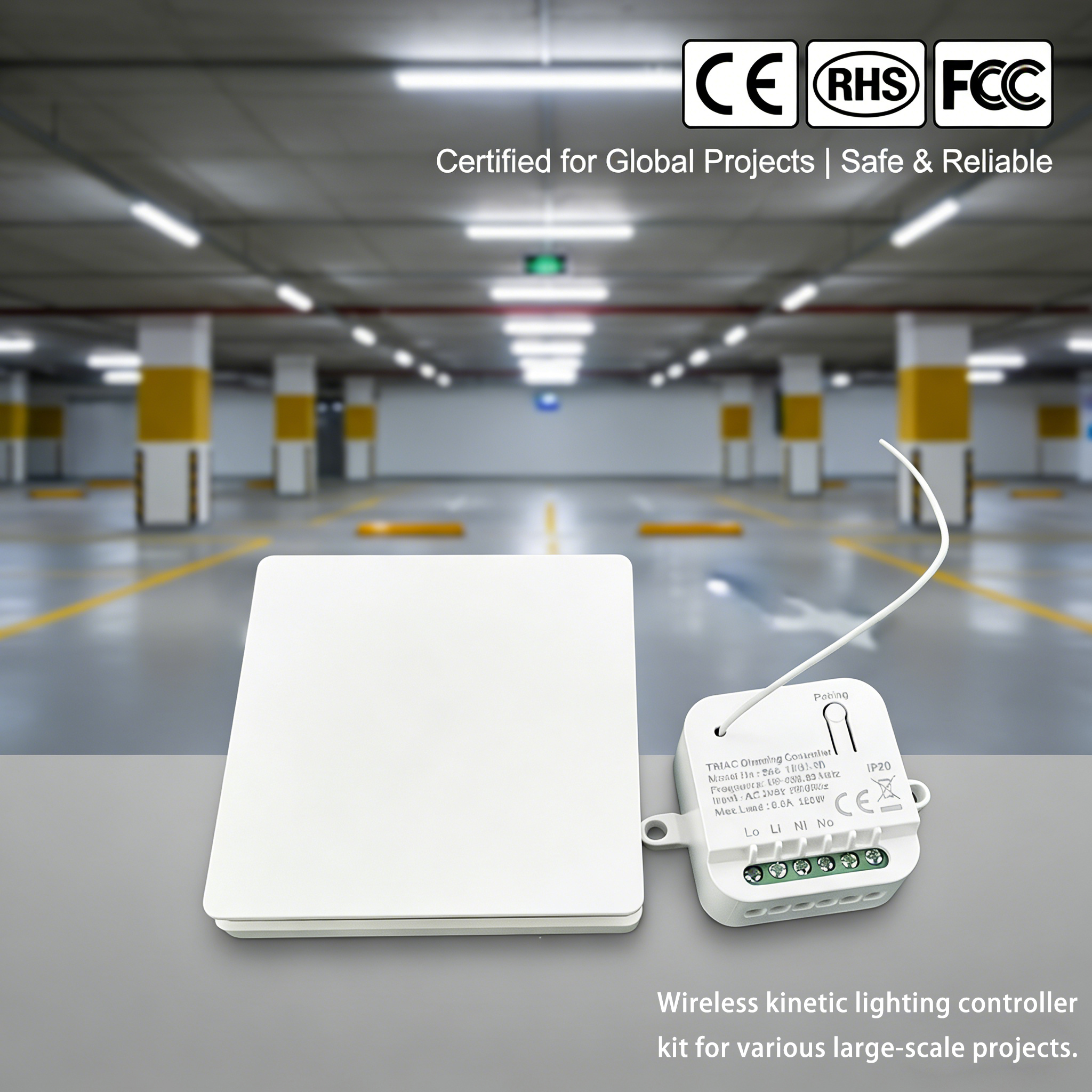 OEM Smart Remote Light Switch Solutions Energy-Efficient Wireless Wall Switch Technologies for Large-scale Engineering Projects