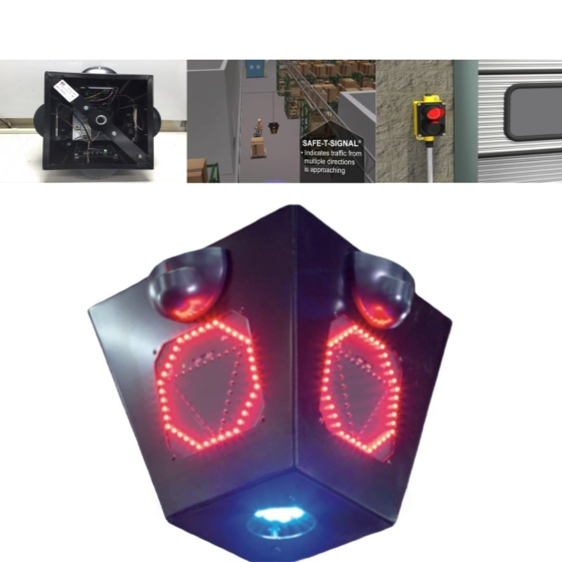 Data Driven Diminish Risk LED Intersections Traffic Lamp for Industrial Facility Operations