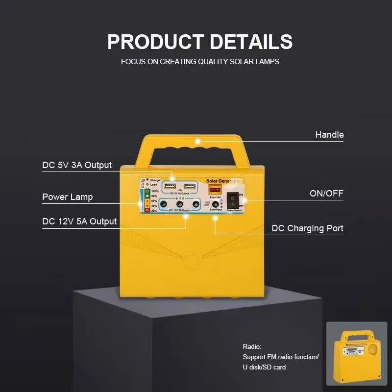 Efficient Solar Power System for Home Lighting Needs