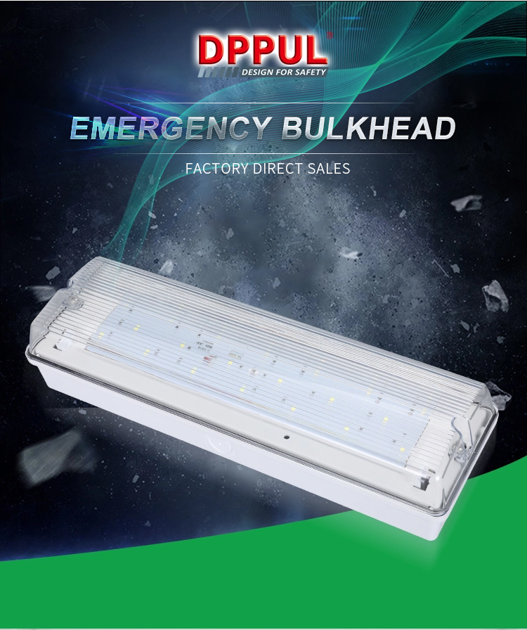 High Quality Emergency Light Professional Class 1 Protection Emergency Bulkhead Led Emergency Exit Light