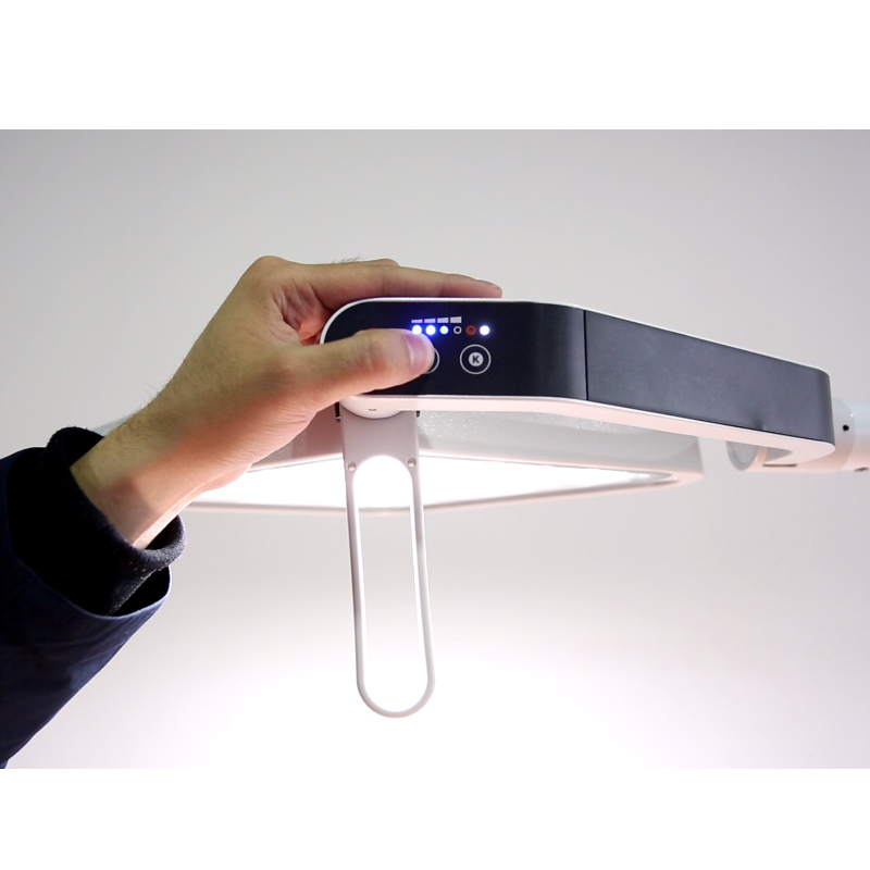 Double LED Clinic Examination Lamp Portable Electric Hospital Operating Spot Lights Adjustable Height CE Quality Certified