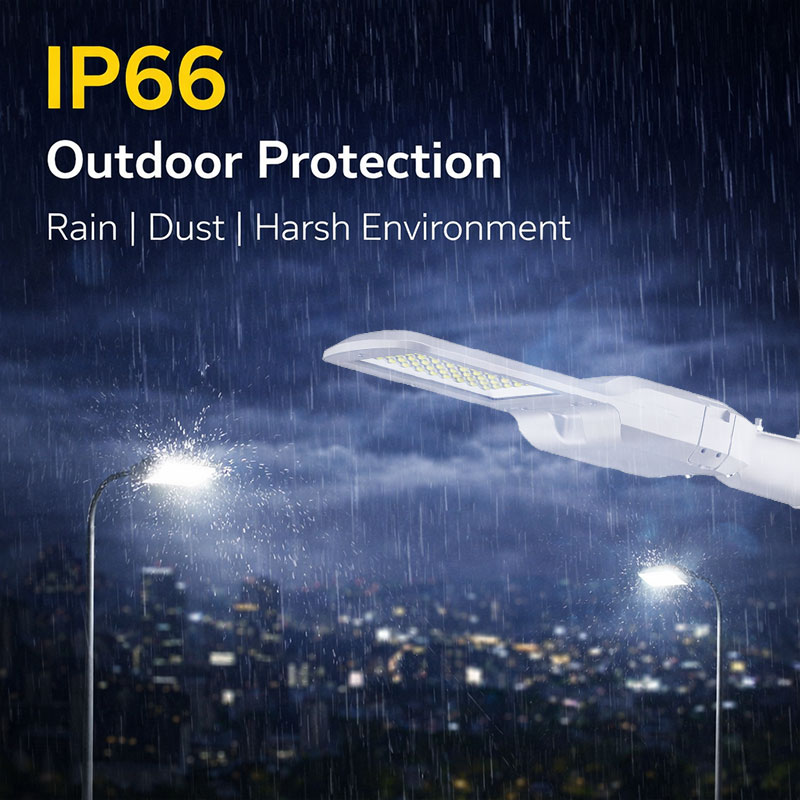 150W LED Street Light for Municipal Road Lighting IP66 170lm/W AC Outdoor Street Lamp UKCA Energy Saving