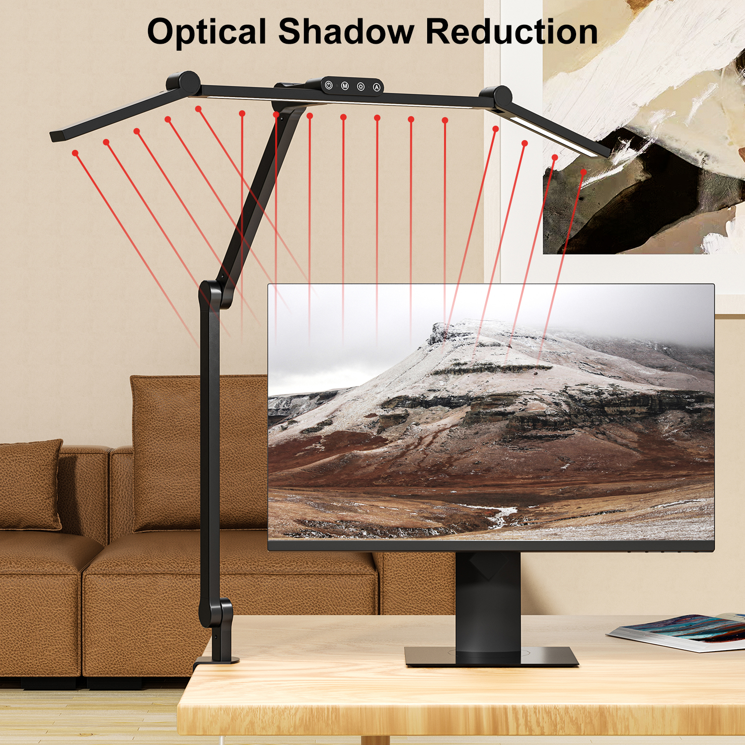 Design Creativity Indoor Bedroom Bedside Computer Office Work Reading Study Learning Touch Desk Lighting Led Table Lamp