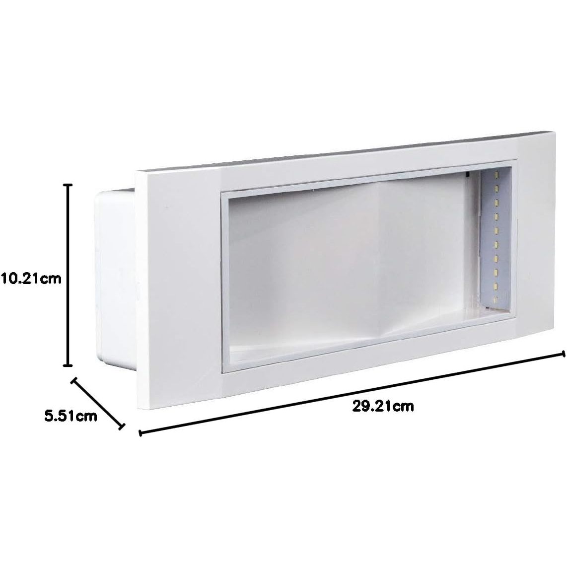 BEGHELLI 11 Watt 6h IP40 LED Emergency Lamp Style in White Recessed 1499 Model