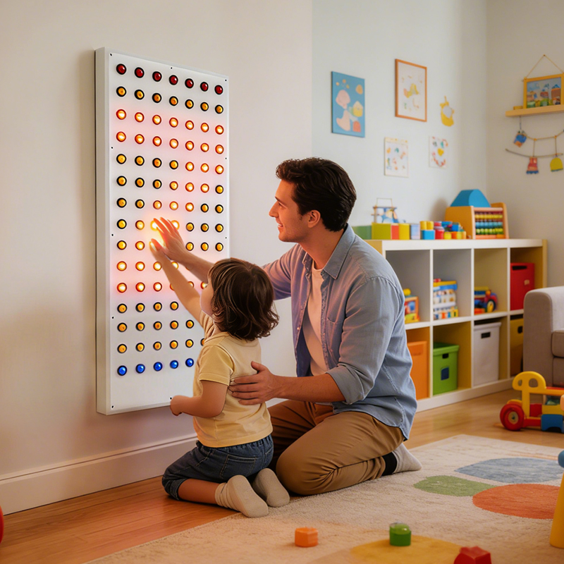 Customized Creative Wall Lamp DIY Pattern Digital Light for Intellectual Development of Children in Educational Institutions