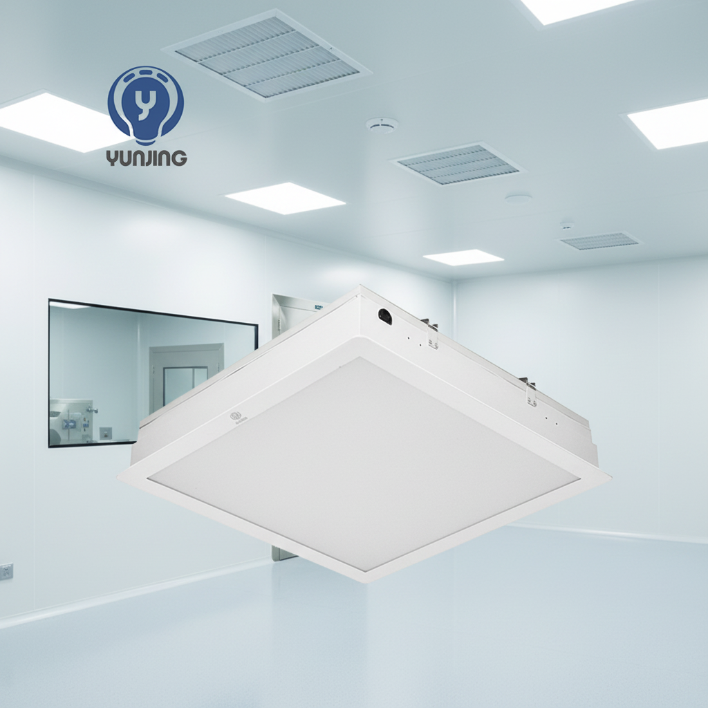 ETL Certified Recessed Top Opening Pit-mounted IP65 Led Cleanroom Panel Light Flange Home Office Industrial 40W 60W 80W 2feet